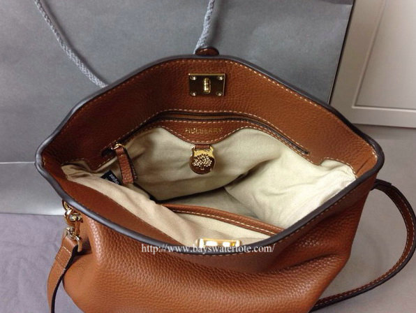 2014 Latest Mulberry Tessie Shoulder Bag in Oak Soft Grain Leather 